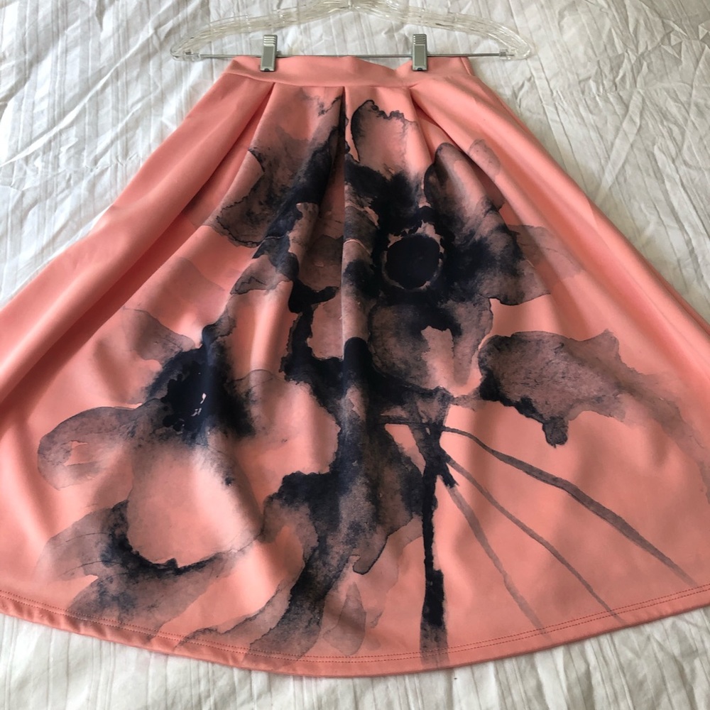 Knee length skirt